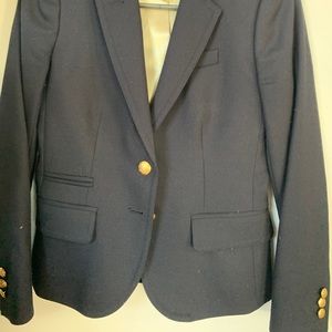 New J. Crew navy blue blazer